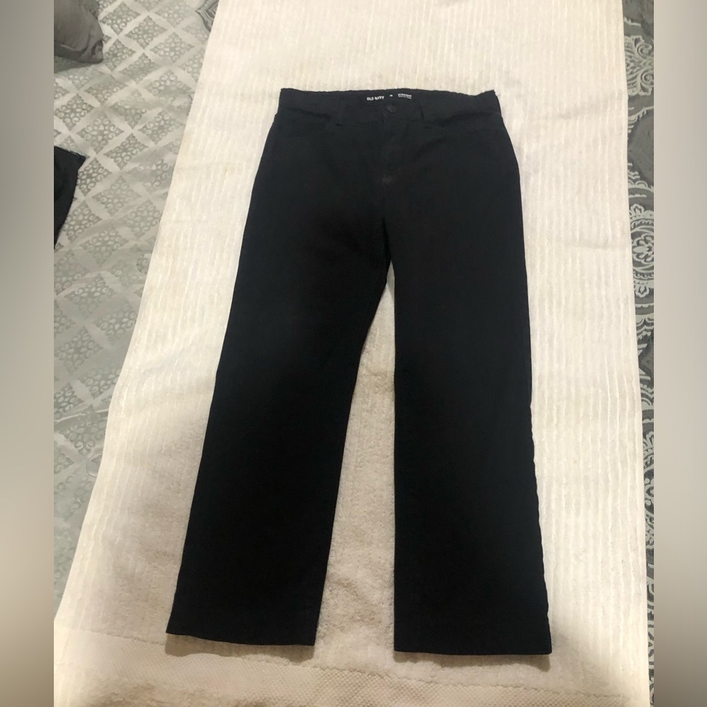 Old Navy Boys Black Straight-Leg Jeans